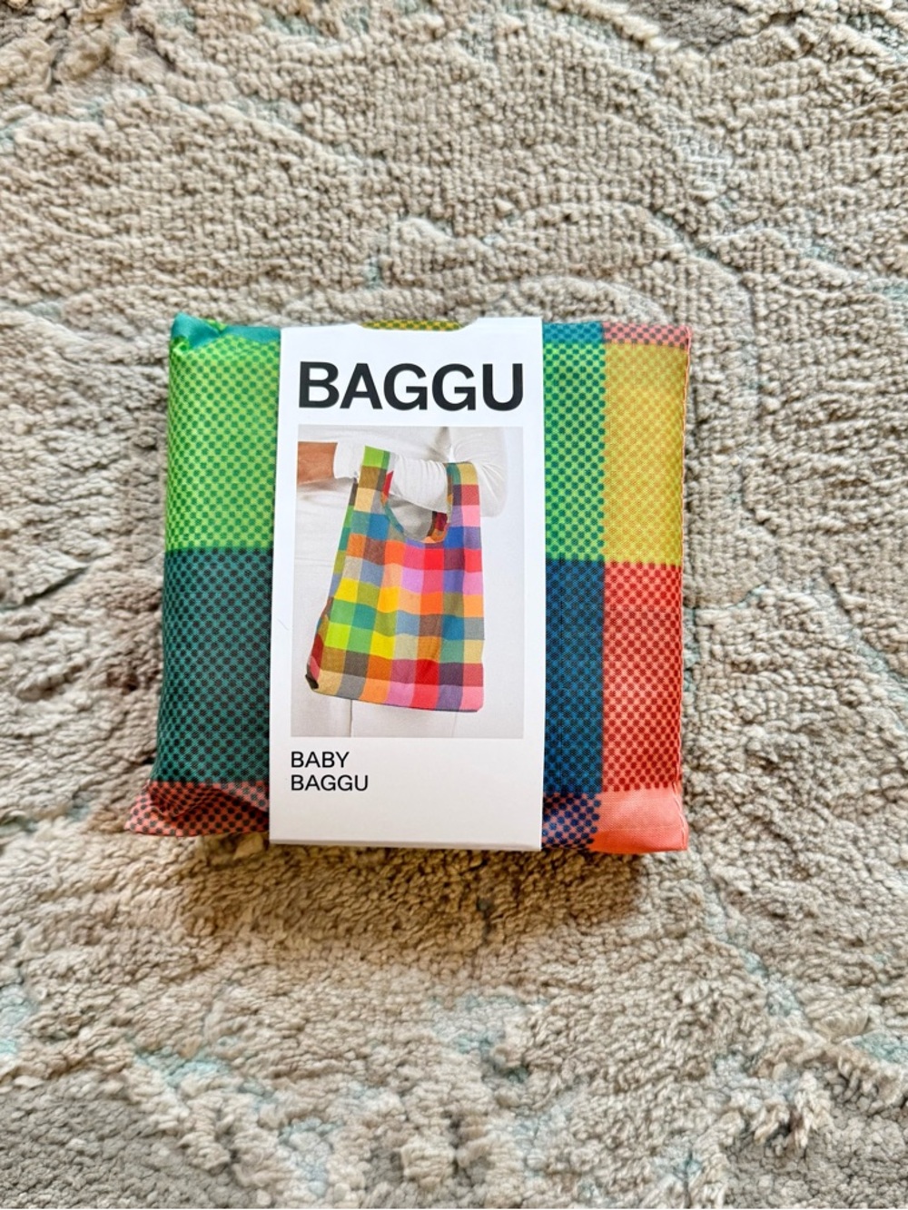 BAGGU Baby Reusable Bag in Madras - UO Exclusive